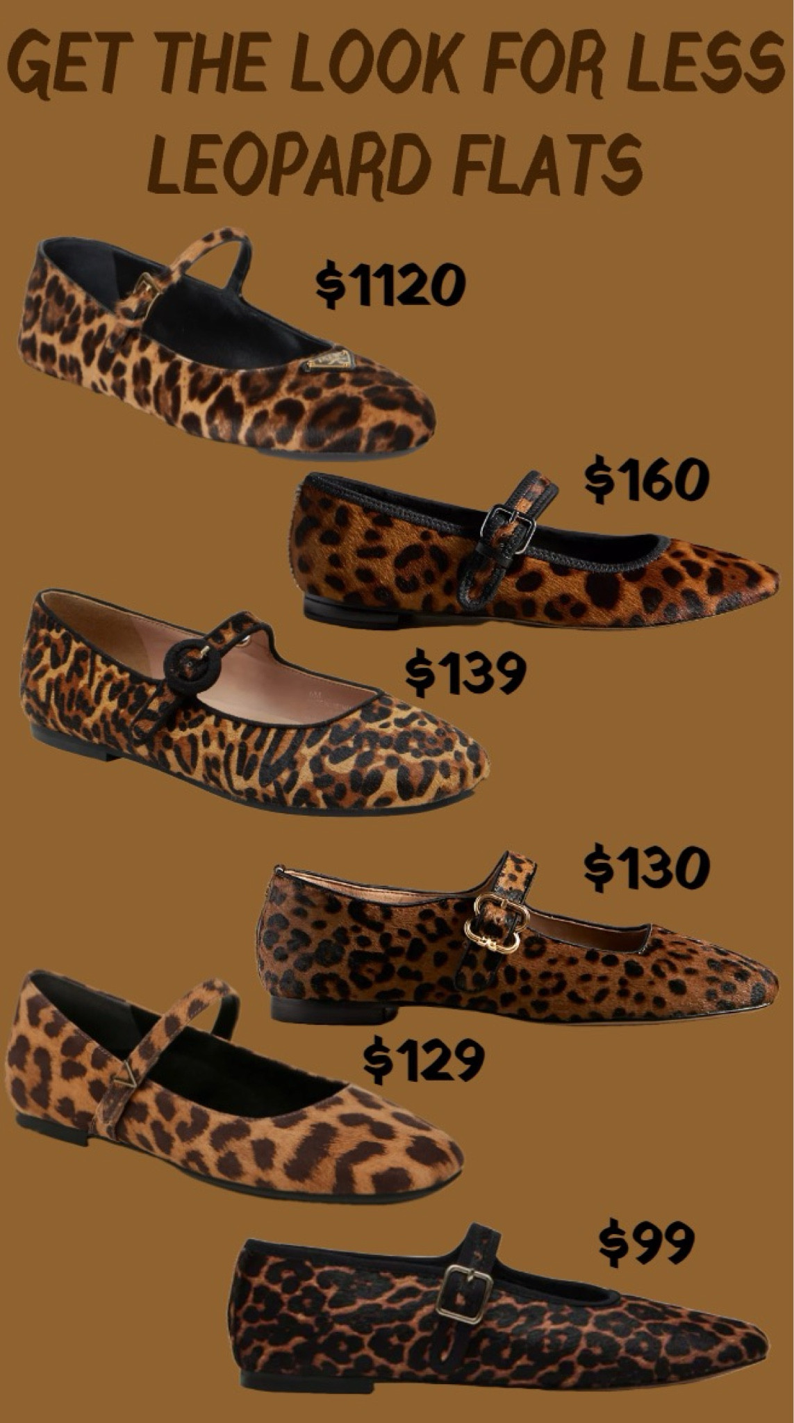 Get the Look for Less: Leopard Flats! Leopard is trending this fall, and these Prada flats are so beautiful! If you want the look for less, I found some similar leopard shoes for you for cheaper, too!
……………….
prada shoes prada dupes prada flats dupes Steve Madden flats Anthropologie flats anthropologie shoes free people shoes cheetah shoes cheetah flats leopard Mary janes leopard ballet flats under $100 fall shoes under $100 fall trends fall finds fall outfits fall flats buckle shoes square toe flats fall shoes under $100 leopard flats under $100 nordstrom finds nordstrom shoes walmart shoes walmart finds walmart flats ballet flats under $20 work shoes work look work outfit 

#LTKShoeCrush #LTKStyleTip #LTKWorkwear