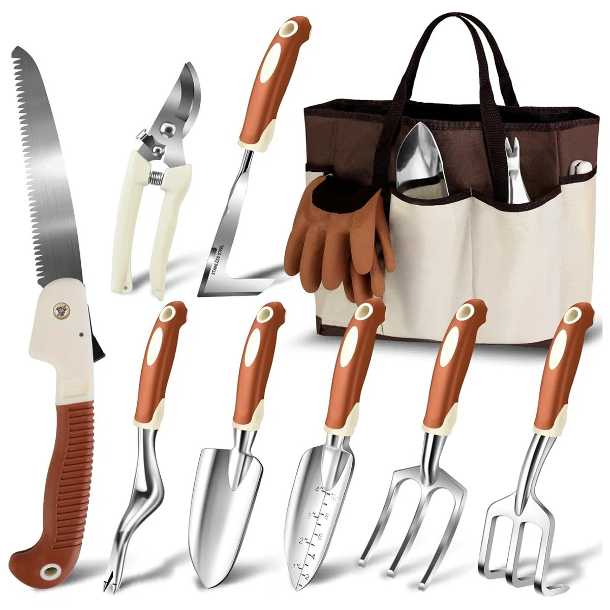 Aluminum Garden Tool Set 10 Pcs | Wayfair North America