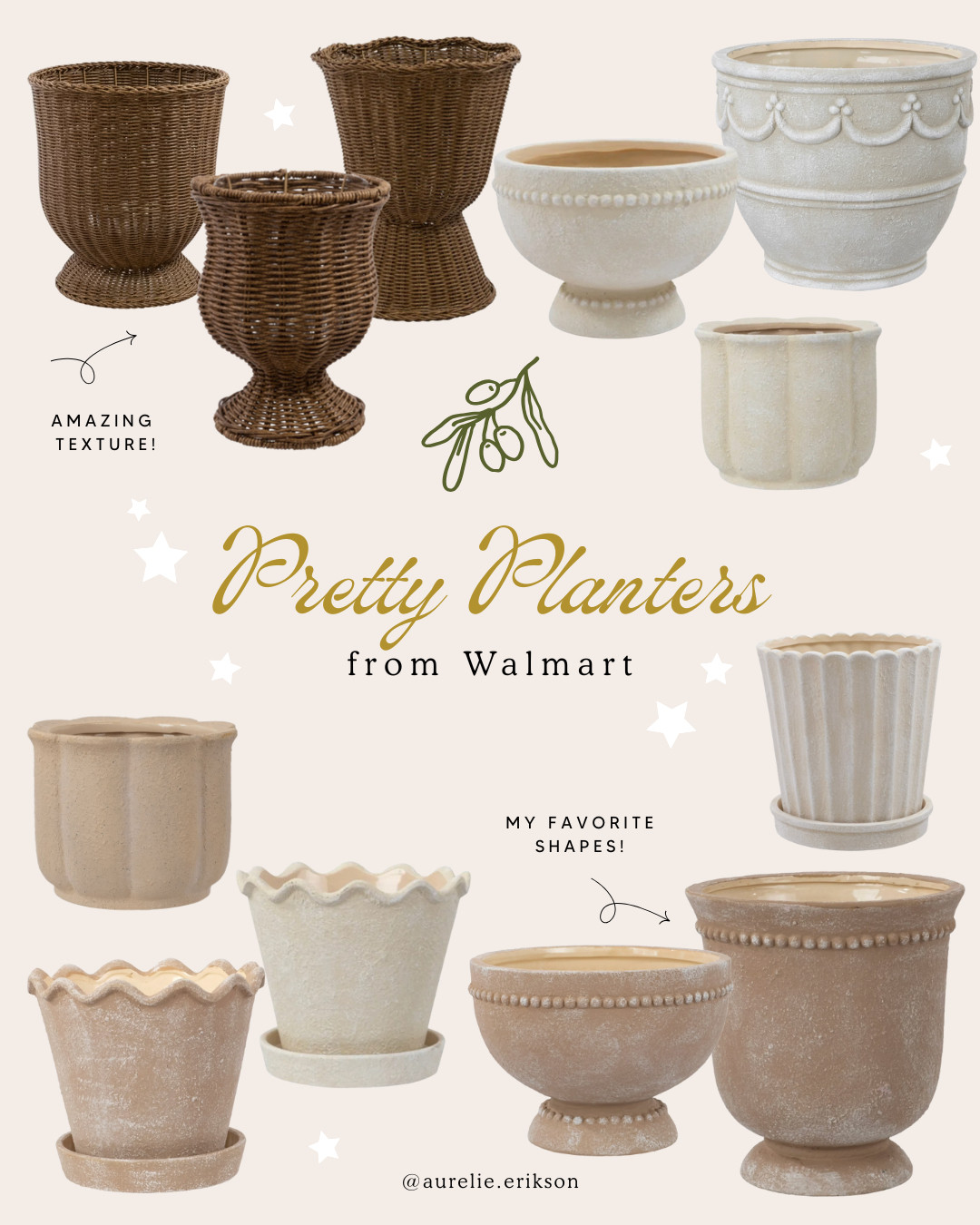 GORGEOUS outdoor and indoor planters at affordable prices from Walmart! 

 #LTKSeasonal #LTKHome #LTKFindsUnder50