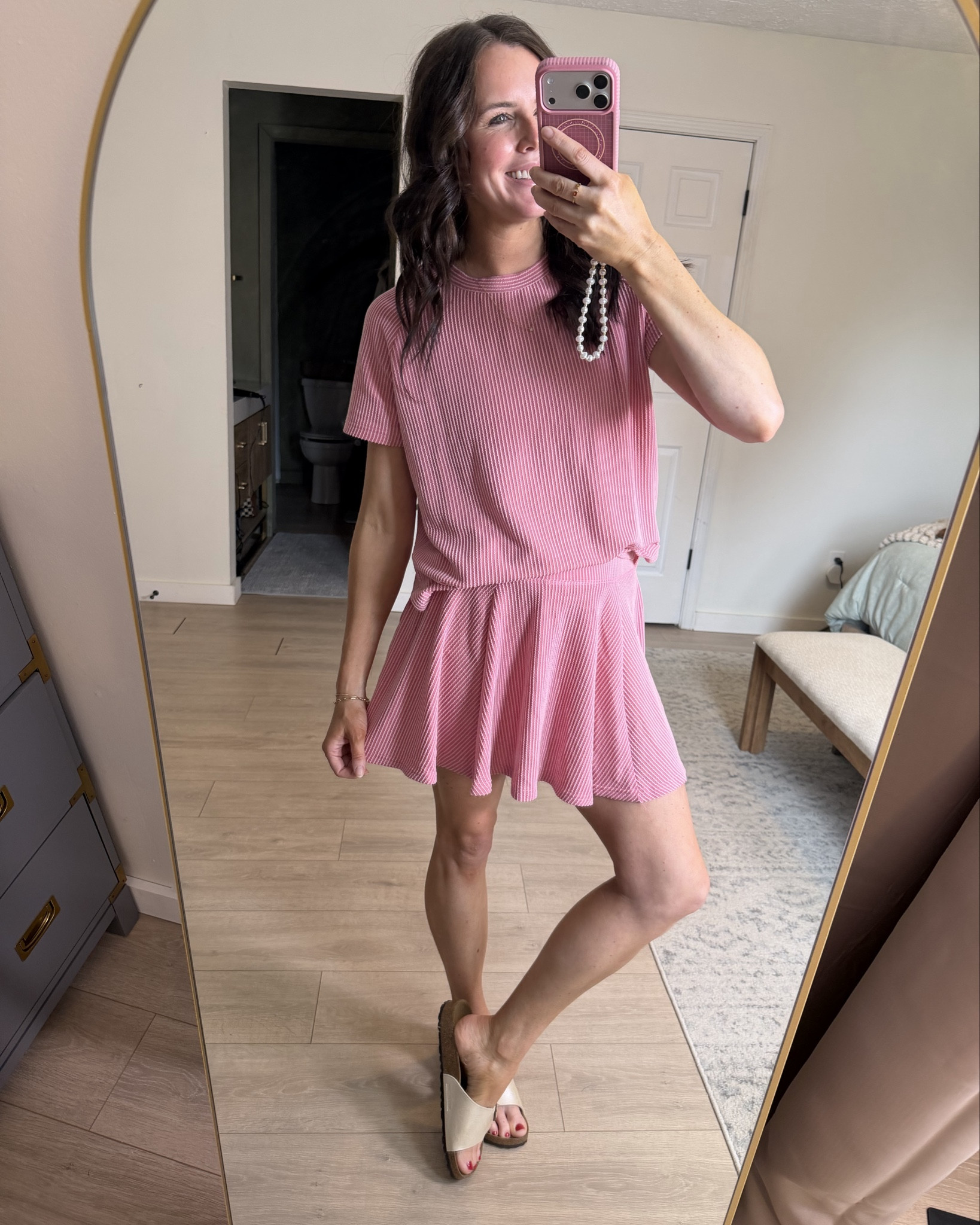 The cutest two piece matching set from Amazon. Insanely stretchy, built in shorts, tons of colors and affordable. 
5’8 M 

#LTKTall #LTKSaleAlert #LTKSeasonal