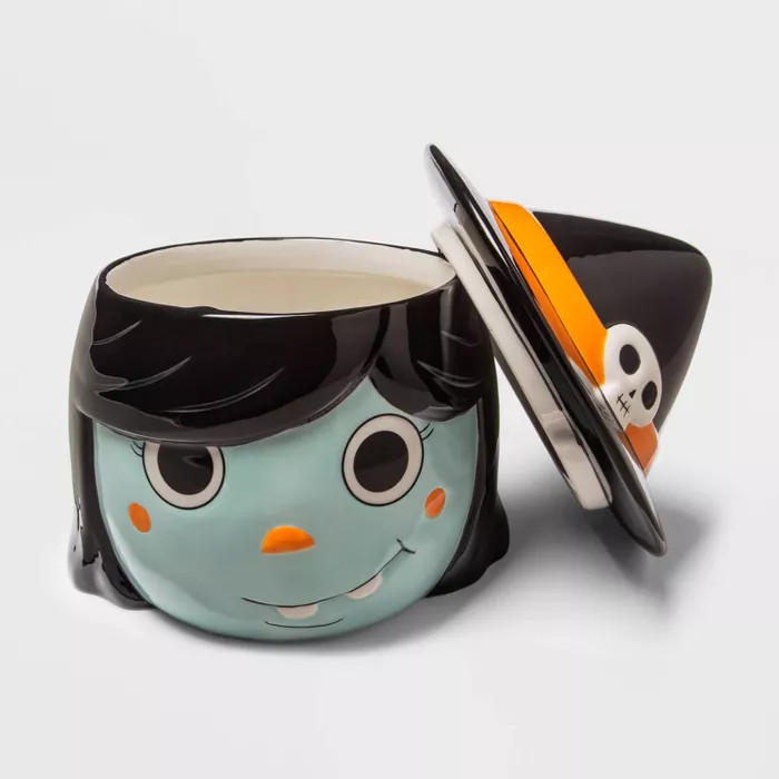 Witch Ceramic Halloween Candy Jar (with Lid)  - Hyde & EEK! Boutique™ | Target