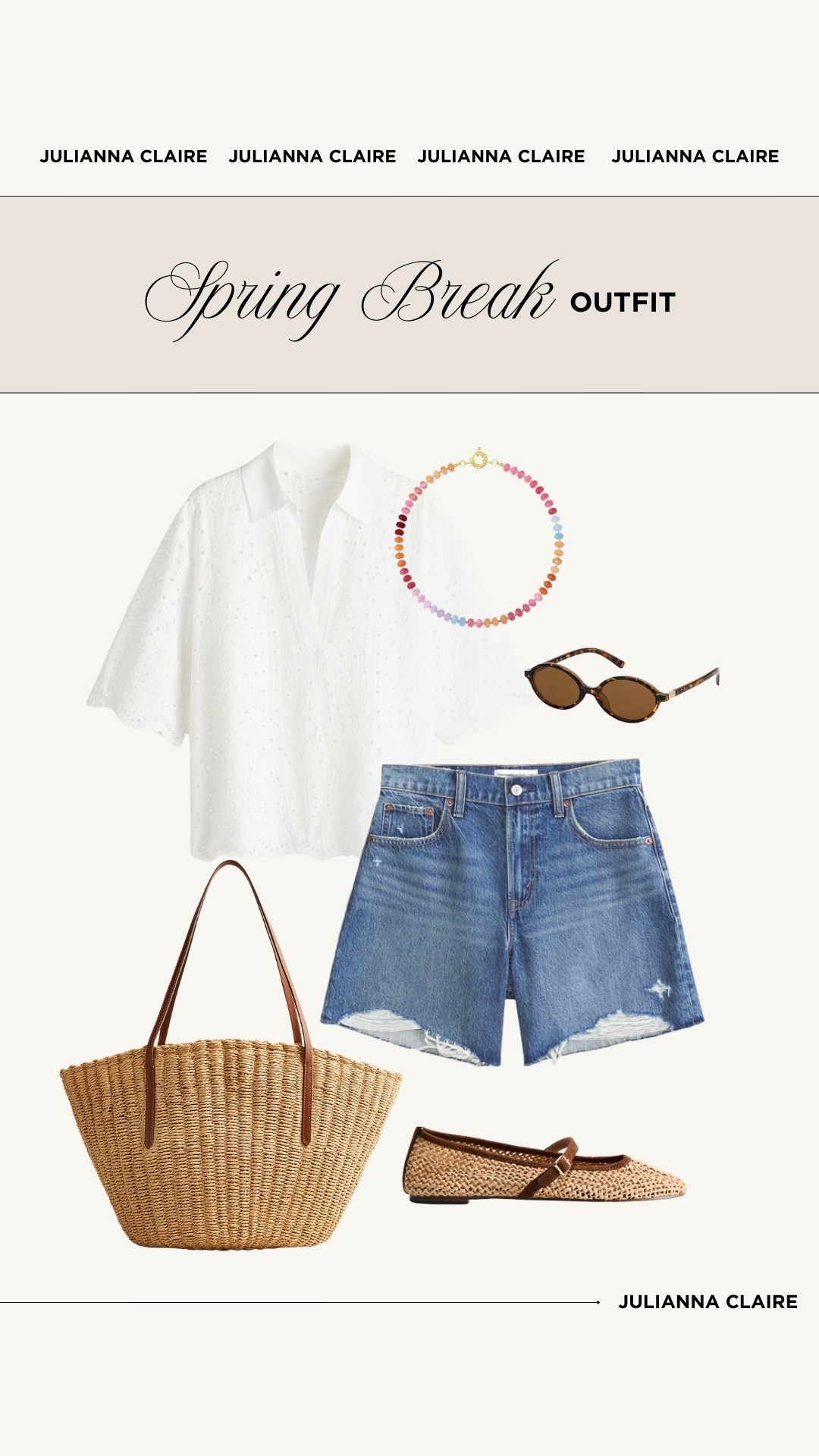 Casual spring break outfit inspo 

#LTKootd