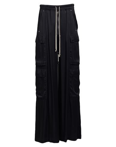 Rick Owens Man Pants Black Size 30 Acetate, Viscose | YOOX (US)