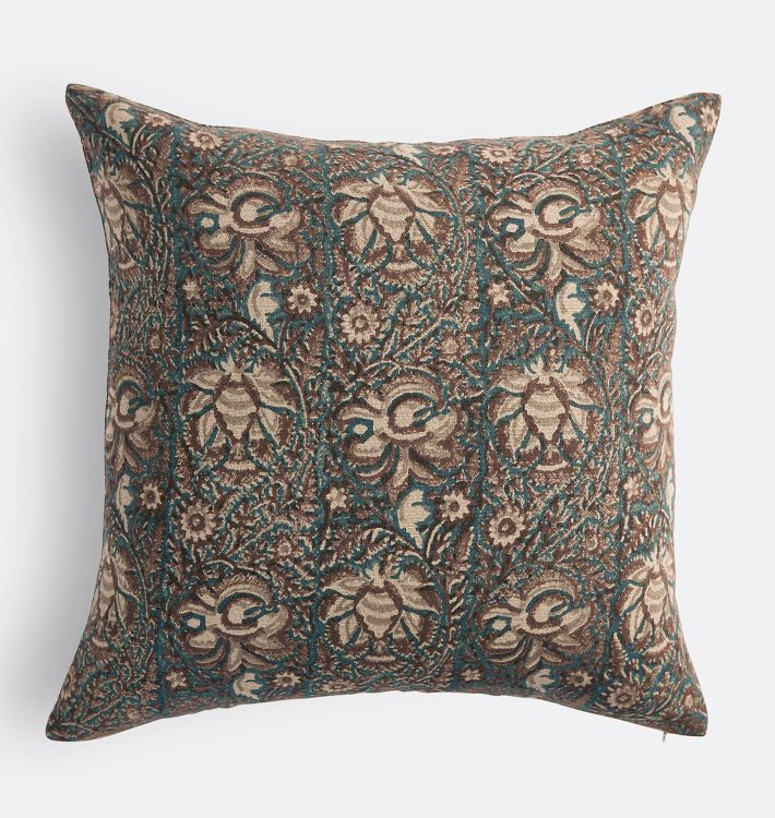 Lotus Botanical Print Pillow Cover | Rejuvenation