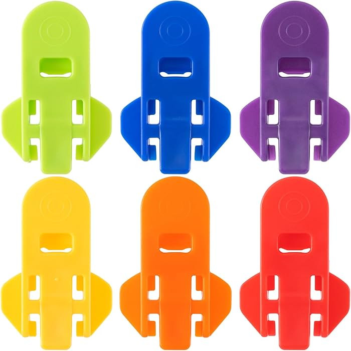 6pcs Manual Soda Beer Can Opener, Pop Beverage Can Cover Lid Protector, Plastic Drink Shields for... | Amazon (US)