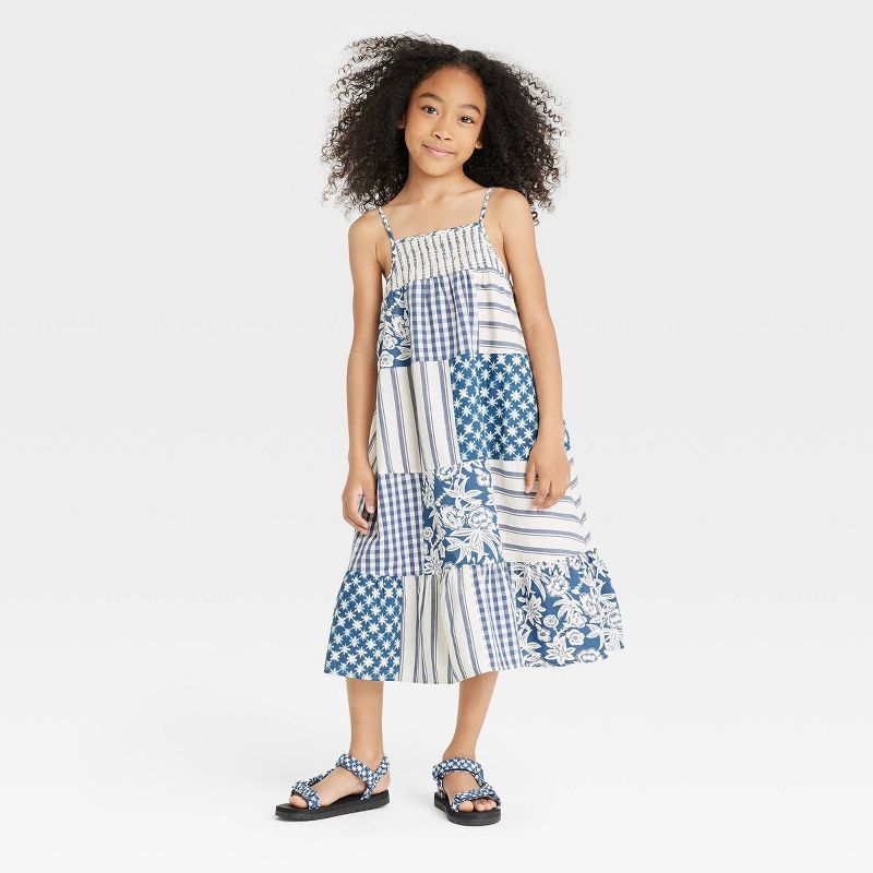 Girls' Sleeveless Maxi Dress - Cat & Jack™ Blue | Target