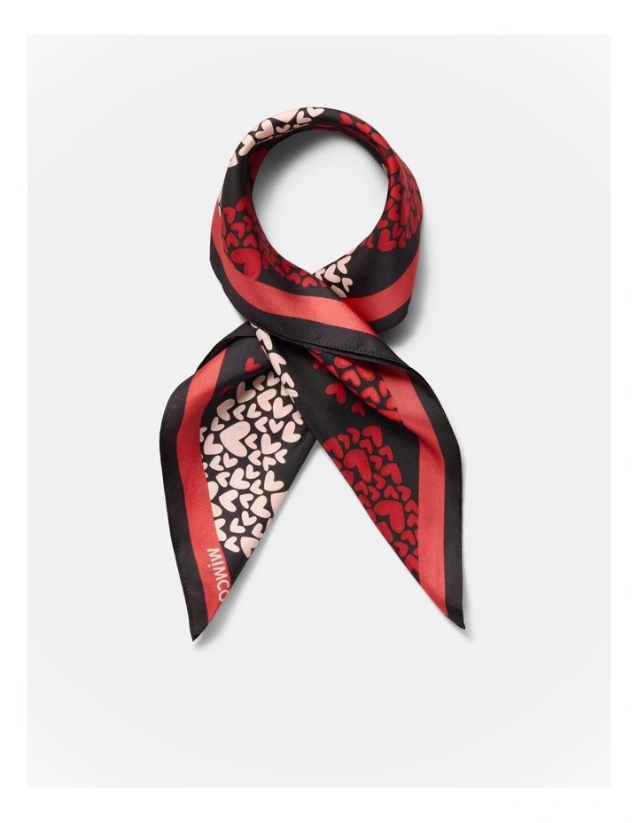MimcoIn Love Square Scarf in Lipstick Red | Myer
