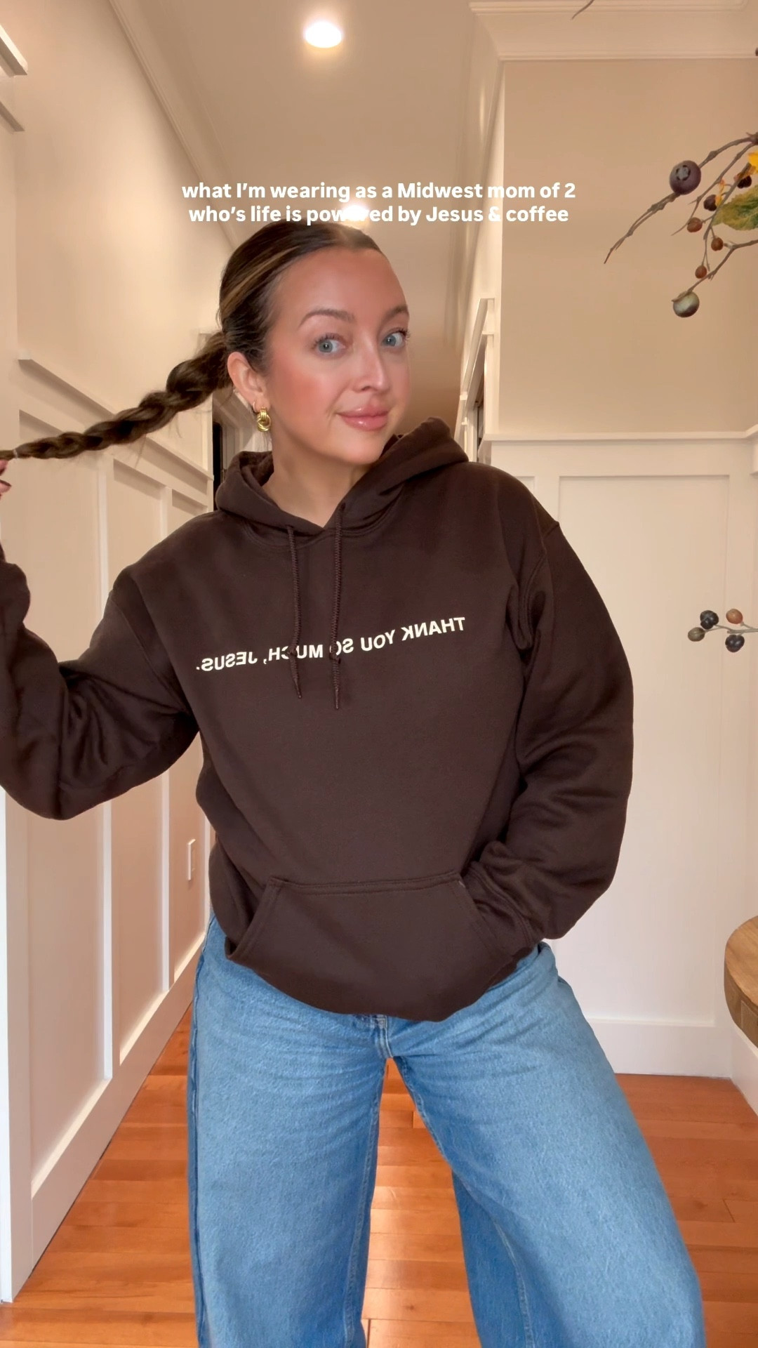 Thank you so much, Jesus 🫶🏼  love this HWLF hoody! 

#LTKFindsUnder50 #LTKootd #LTKmomlife