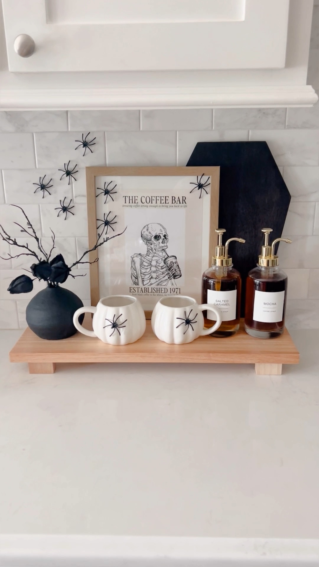Halloween coffee decor #halloween2025 #halloweendecor #halloween 

#LTKHome #LTKSeasonal