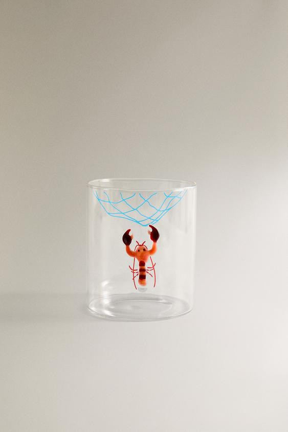 LOBSTER BOROSILICATE GLASS TUMBLER | Zara US