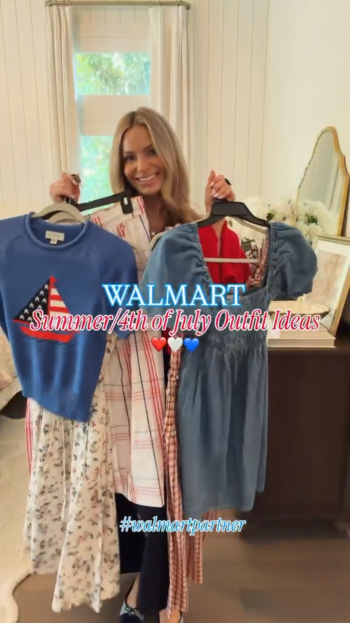 #walmartpartner Check out these super cute 4th of July outfit ideas from @walmart! @walmartstyle #walmartfashion #walmartstyle

#LTKSeasonal #LTKHome #LTKootd