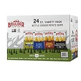 Boulder Canyon Kettle Style Potato Chips Variety Pack, 24 Count, Assorted 1.5oz. Bags, Olive Oil ... | Amazon (US)