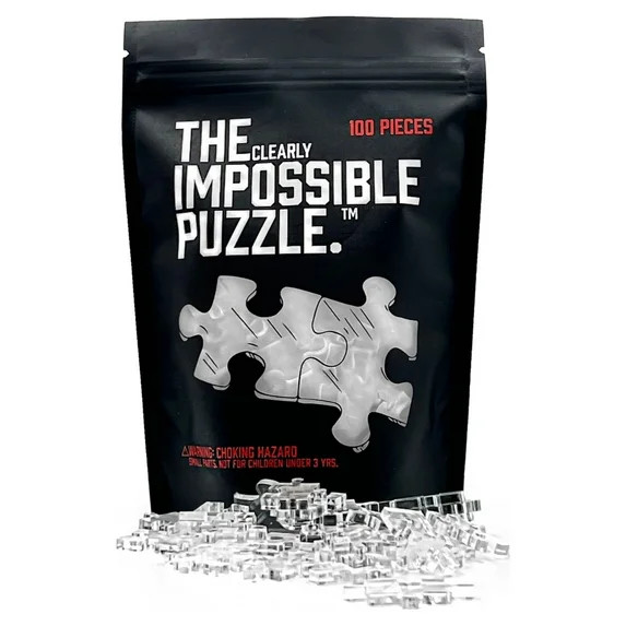 The Clearly Impossible Puzzle - 100 Piece - Difficult Puzzle For Adults | Walmart (US)