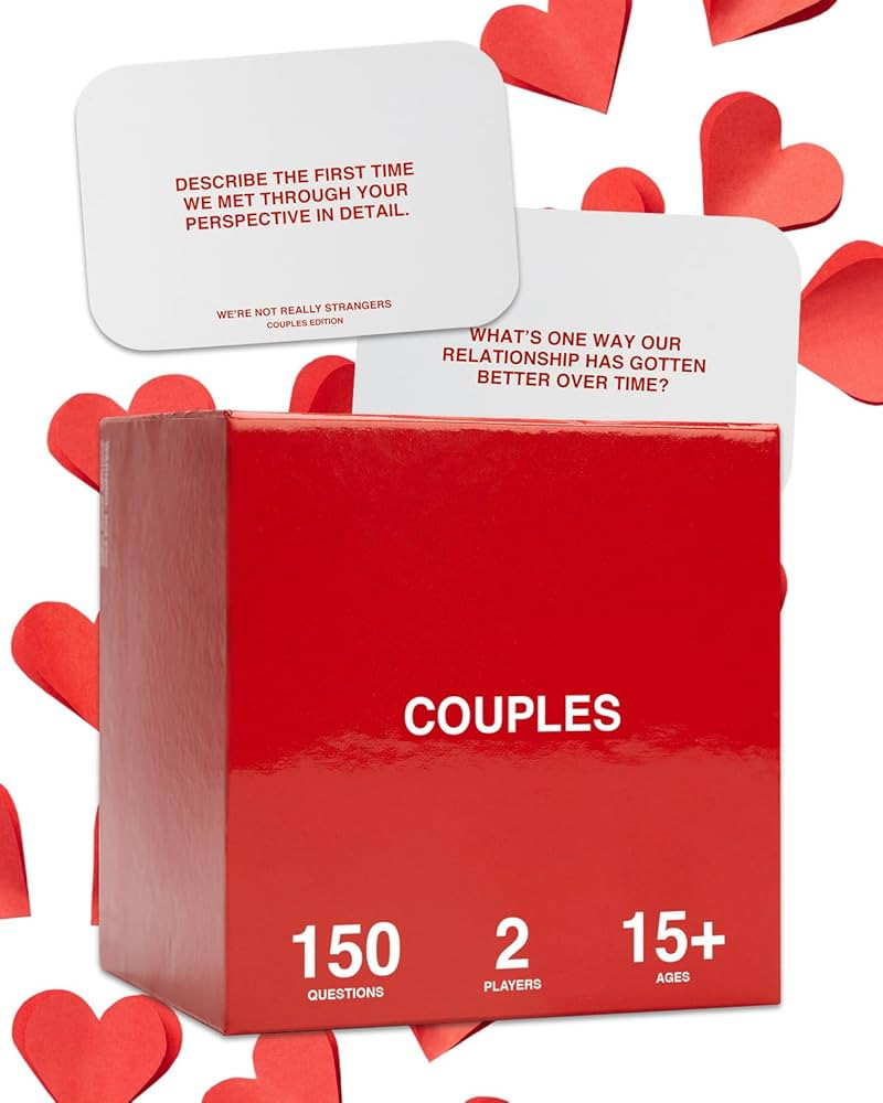 WE'RE NOT REALLY STRANGERS Couples Edition Card Game - 150 Conversation Cards for Couples - 2 Pla... | Amazon (US)