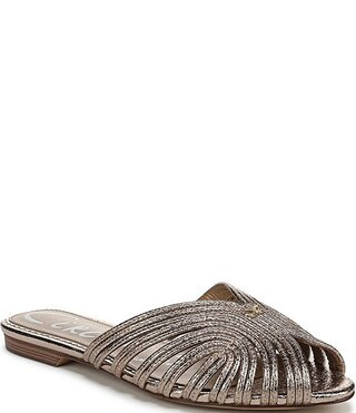 Circus NY by Sam Edelman Kathleen Crushed Metallic Strappy Mules | Dillard's | Dillard's