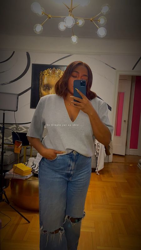 Anyone else have a problem finding casual tops to elevate their every day look. I did a mini haul and found a bunch of t-shirts that are anything but basic. Padded tshirt. Strong shoulder tops. Elevated basics  

#LTKVideo #LTKstyletip #LTKfindsunder50
