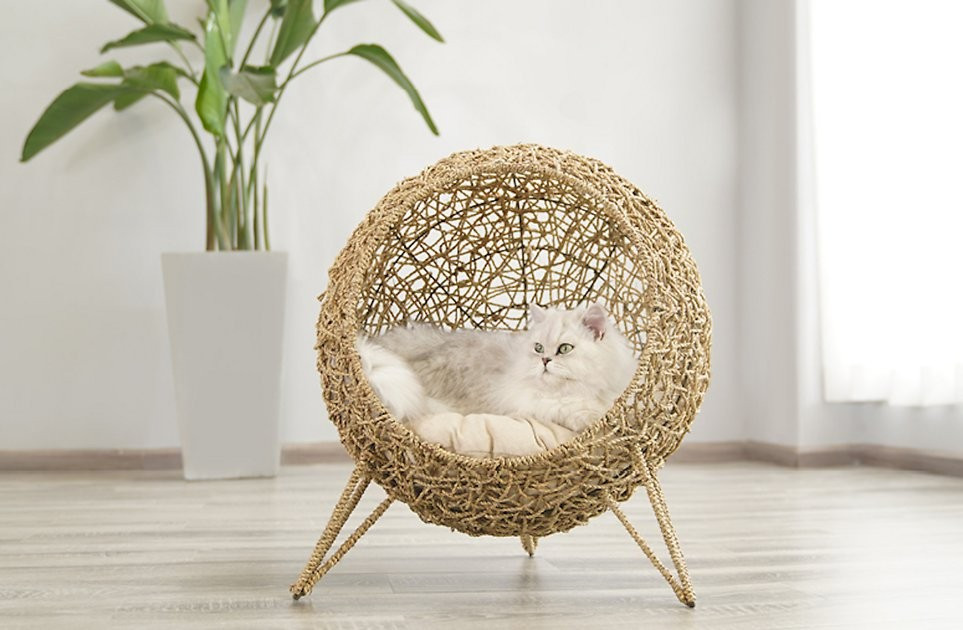 ZEZE Knipsa Bird Nest Cat Stand Chair | Chewy.com