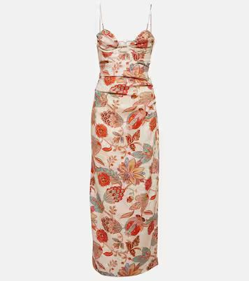 Noemi floral linen maxi dress | Mytheresa (US/CA)
