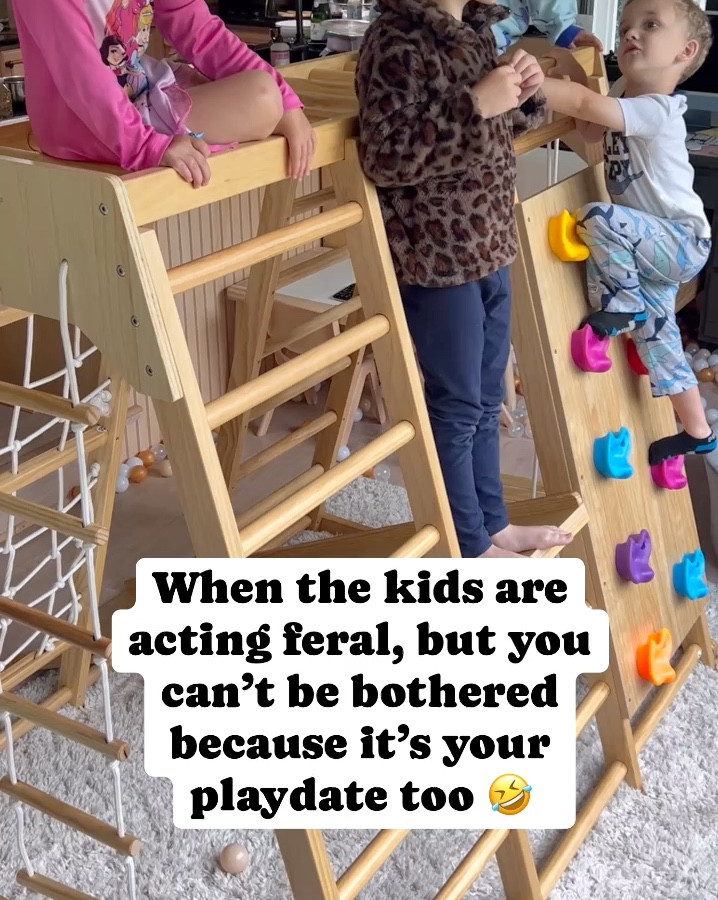 One of our favorite indoor movement staples! 🤍 

As an OT and Mom, 100% approved!

This Avenlur climbing structure has been such a win for gross motor play climbing, crawling, balancing, sliding, and building confidence all in one space. I love how it’s wooden, sturdy, and open-ended, so it grows with them instead of being a one-stage toy. 

Perfect for getting energy out indoors, supporting coordination and strength, and letting kids take safe risks on their own terms. Movement that feels like play is always a yes in our house ✨

Linked here 🤍

#LTKHome #LTKdayinmylife #LTKKids