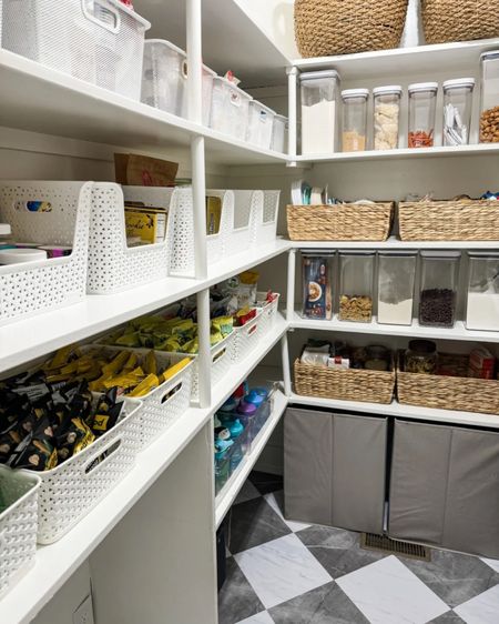  This makeover was long overdue, and I love the way it turned out. I knew I wanted to update the storage in here and found so many great options at Target. Mixing white, clear, and woven bins added a lot of interest! Now let’s just hope my house of boys can help me keep it organized.

Target, Target home, pantry, walk in pantry, pantry refresh, pantry update, home update, home improvement, woven baskets, organization containers, home organization, storage containers, acrylic containers, pantry organization, pantry styling



#LTKFindsUnder50 #LTKHome #LTKFamily