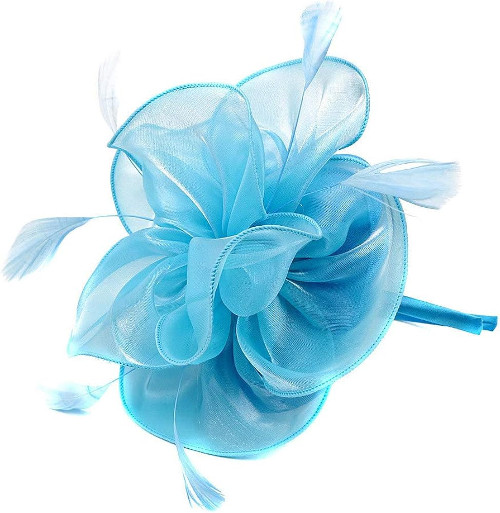 BCDshop Vintage Headpiece Headband Fascinators Hat Women Tea Party Derby Wedding Cocktail Accessory | Amazon (US)