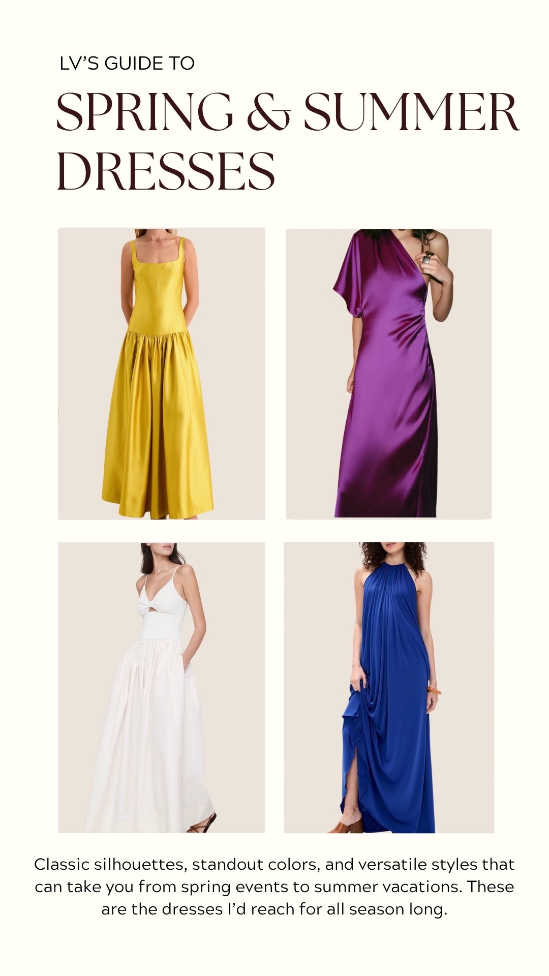 Spring & summer dress season is officially here! From classic white dresses to standout colors that make a statement, these are the styles I’m loving right now. Whether you’re shopping for vacations, weddings, brunches, or everyday wear, these dresses feel timeless, flattering, and easy to reach for all season long.

#LTKSeasonal #LTKootd #LTKgrwm