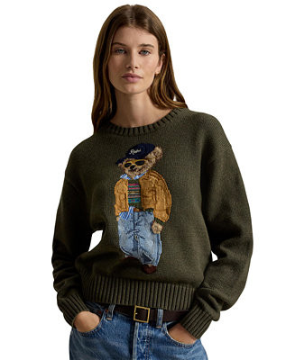 Women's Cotton Crewneck Sweater | Macy's
