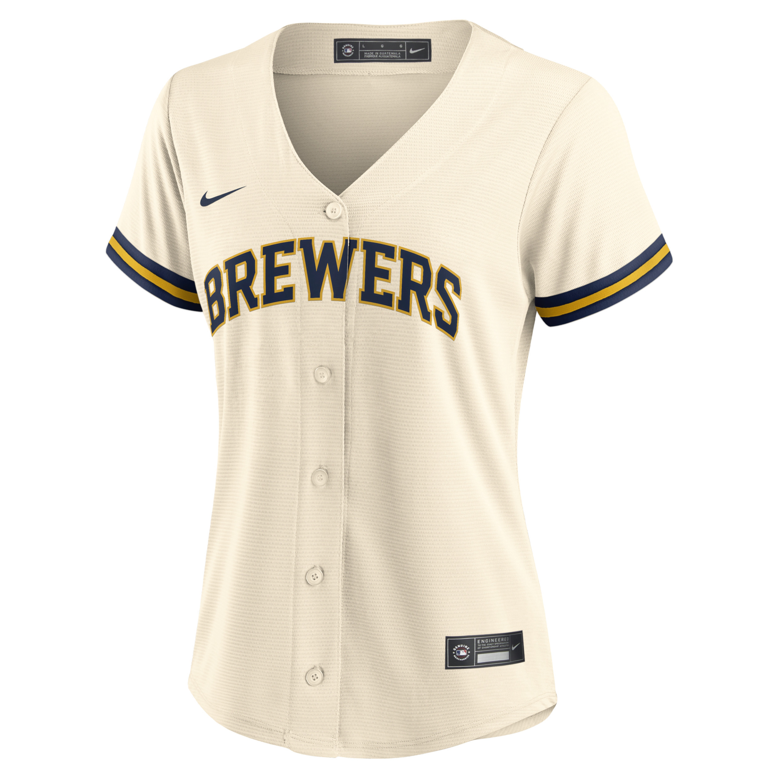 Nike Women's MLB Milwaukee Brewers Replica Baseball Jersey in Grey | T773MZBHMZB-XVH | Nike (US)