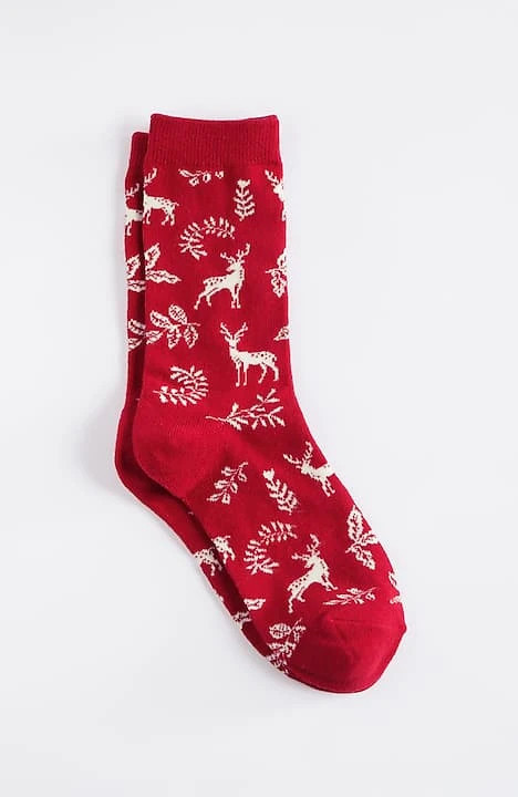 Playful Winter Crew Socks | J. Jill