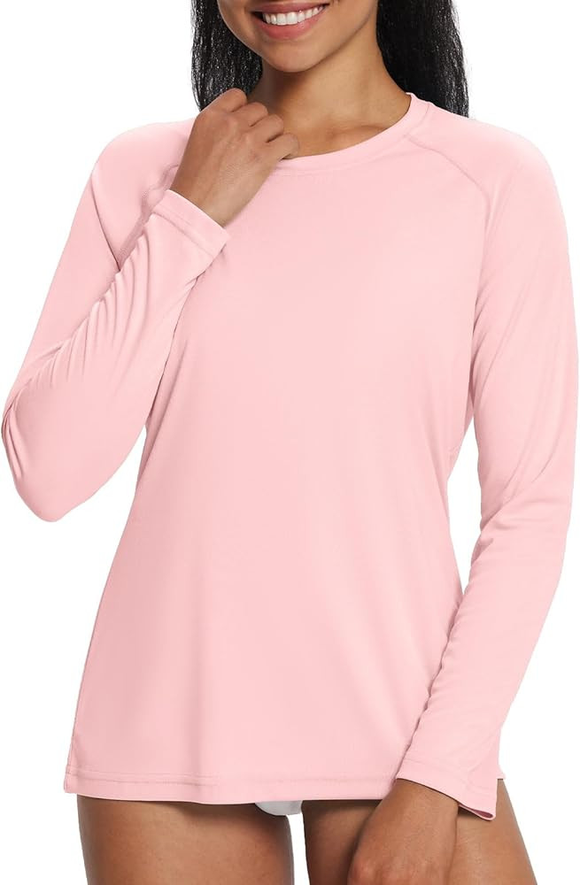BALEAF Women's UPF 50+ Sun Shirts Long Sleeve UV Protection Rash Guard Lightweight Quick Dry SPF ... | Amazon (US)