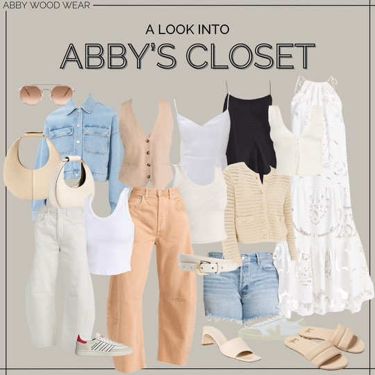 Shop my closet🫰🏻for the most versatile items you will wear over and over and OVER…bc I have. 

These pieces will take you from summer to pre fall in a flash. DM for sizing questions. 