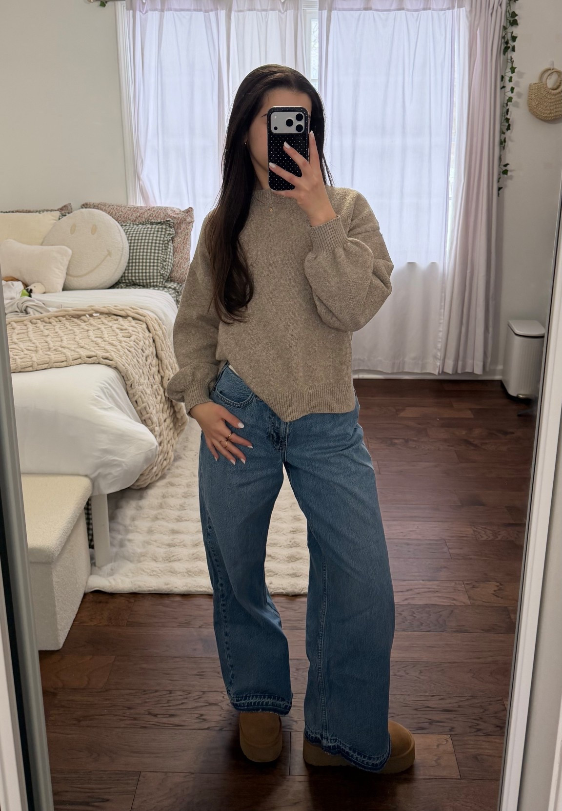 wide leg is the new black 👖🤍✨ #abercrombiejeans #abercrombie #widelegjeans

#LTKdayinmylife #LTKootd