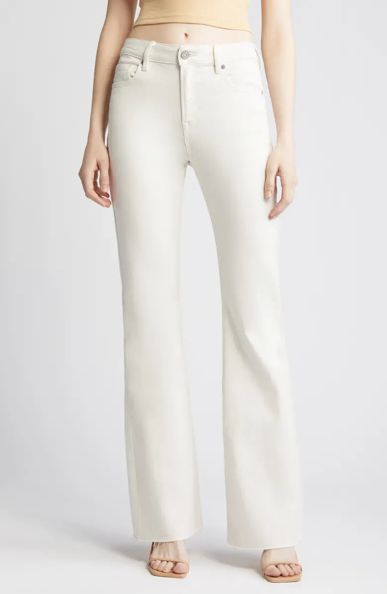 Sea Salt Clean Cut High Waist Flare Jeans | Nordstrom