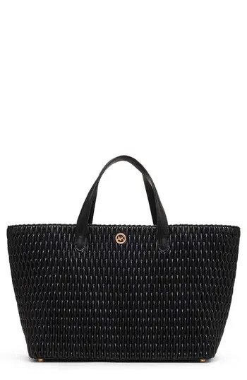 Anne Klein Oversize Quilt Tote Bag in Black at Nordstrom Rack | Nordstrom Rack