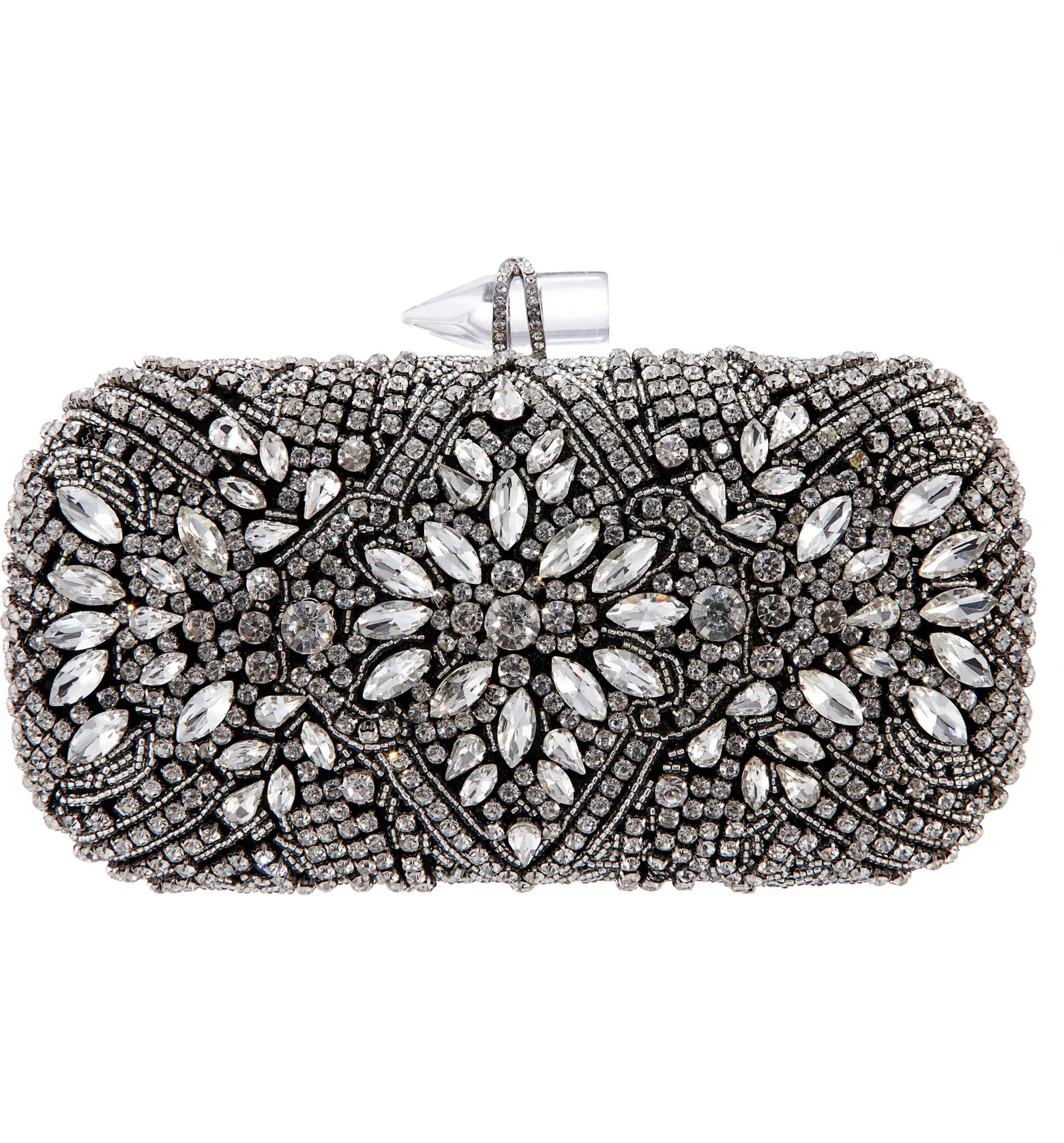 Nina Gelsey Crystal Embellished Minaudière | Nordstrom | Nordstrom
