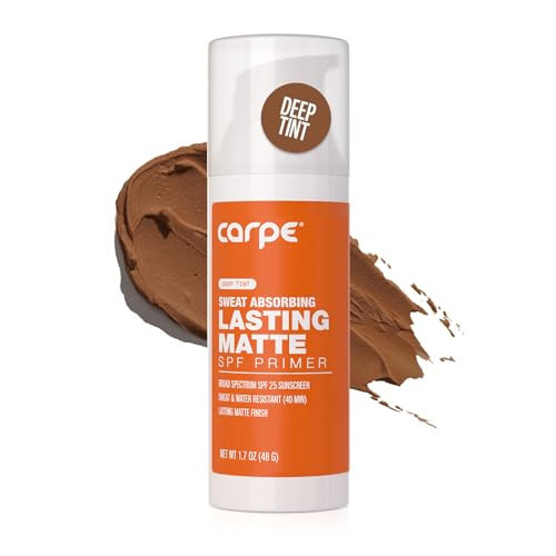 Carpe Primer Face Makeup Base ~New~ Zinc Mineral Sunscreen Face SPF 25 (Deep Tint Primer) Lasting Matte Primer For Oily Skin And Tinted Sunscreen | Amazon (US)
