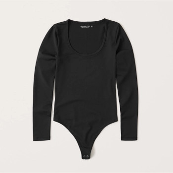 Long-Sleeve Seamless Bodysuit | Abercrombie & Fitch (US)