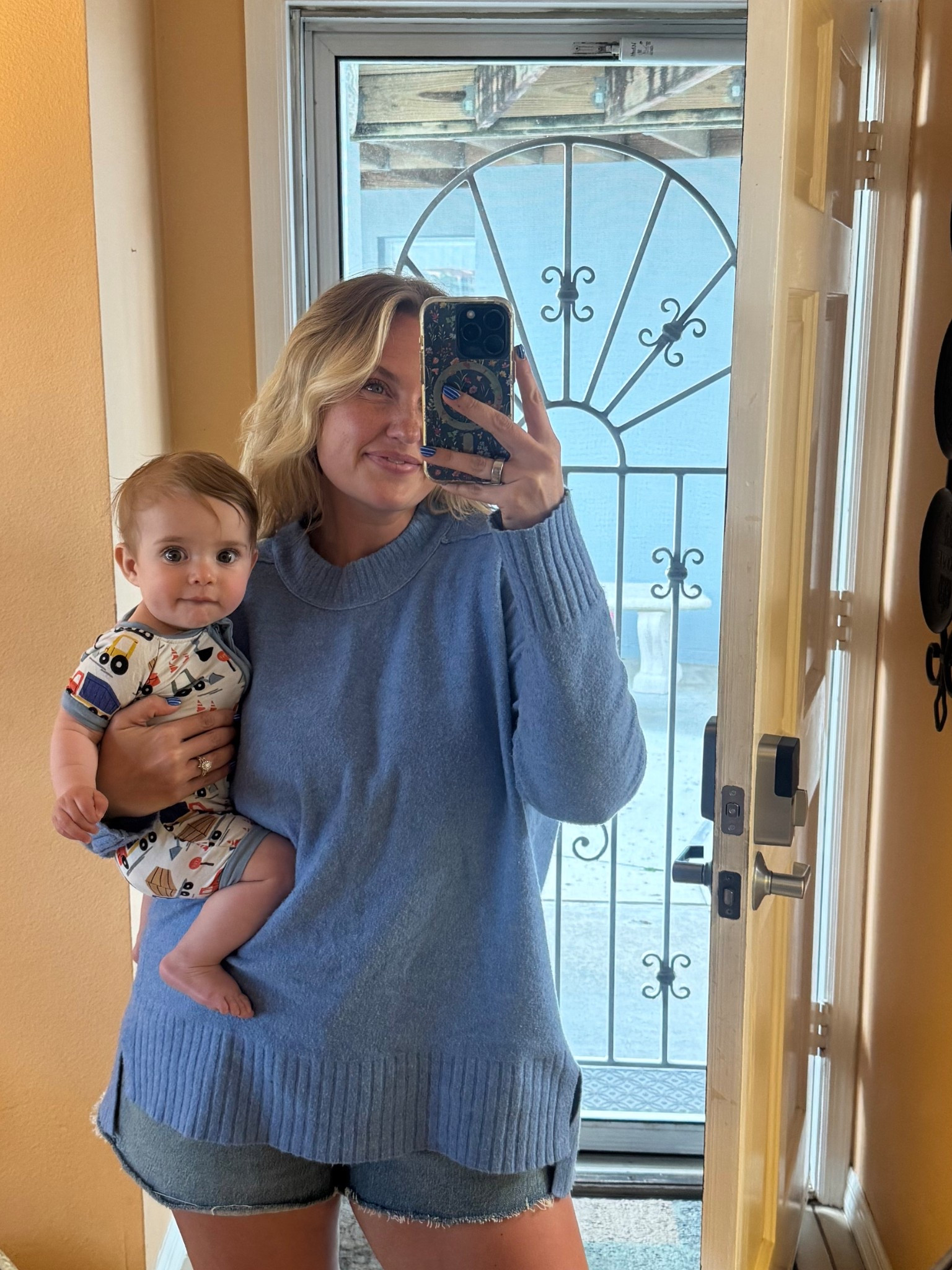 Things I love: a sweater on vaca and these shorts. 

#LTKootd #LTKSeasonal #LTKmomlife