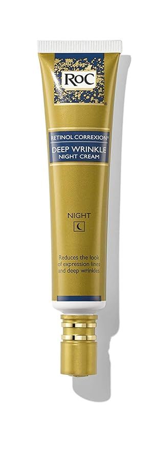 RoC Retinol Correxion Deep Wrinkle Anti-Aging Retinol Night Cream, Oil-Free and Non-Comedogenic, ... | Amazon (US)