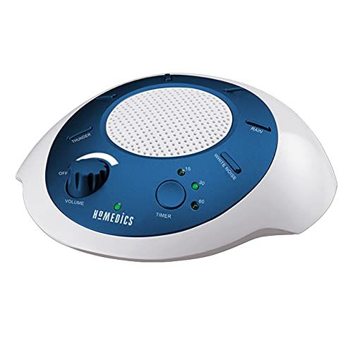 HoMedics White Noise Sound Machine | Portable Sleep Therapy for Home, Office, Baby & Travel | 6 Rela | Amazon (US)