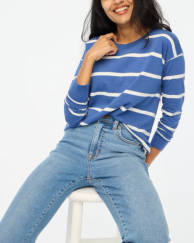 Long-sleeve striped tee | J.Crew Factory