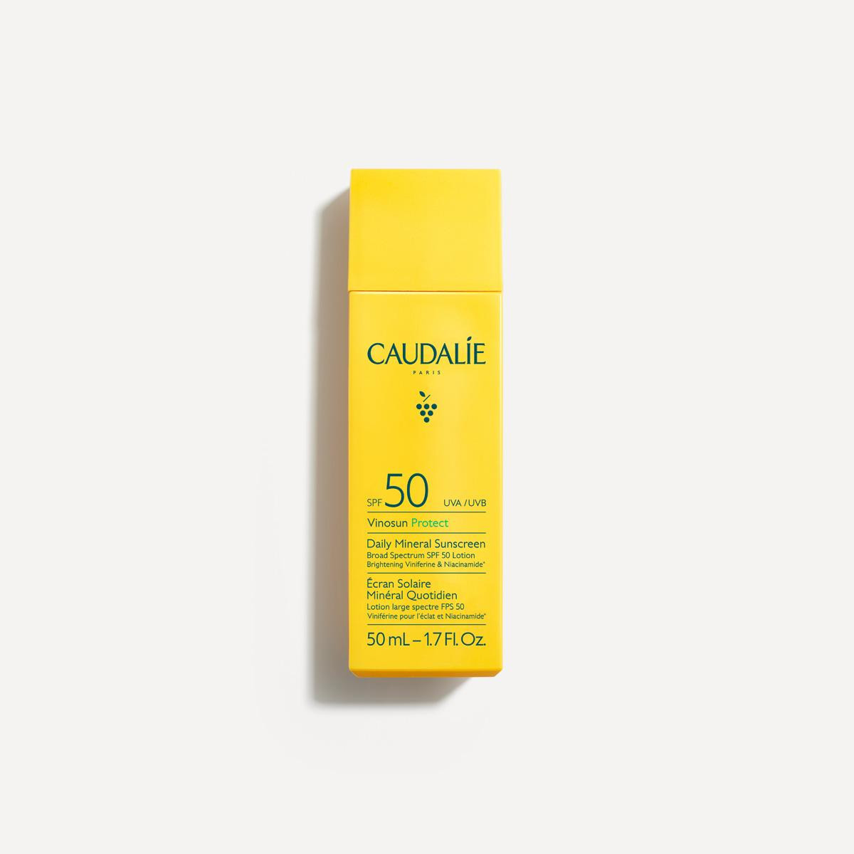 Daily Mineral Sunscreen Broad Spectrum SPF 50 Lotion | Caudalie USA