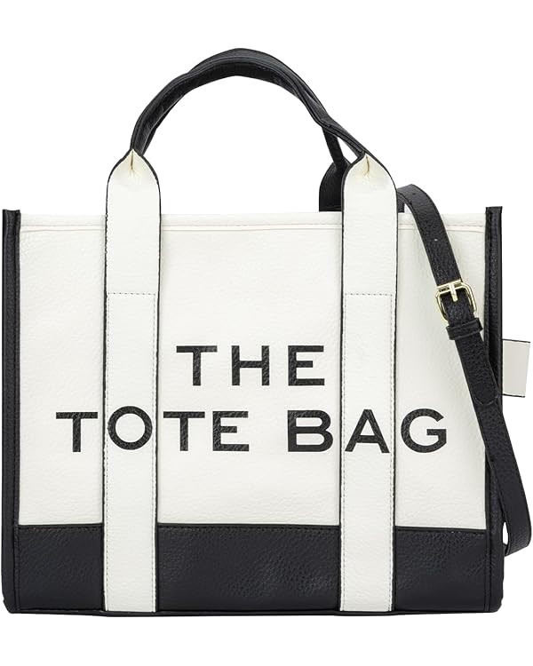 JQAliMOVV The Tote Bag for Women - Trendy Leather Travel Tote Bag with Zipper Top-Handle Shoulder... | Amazon (US)