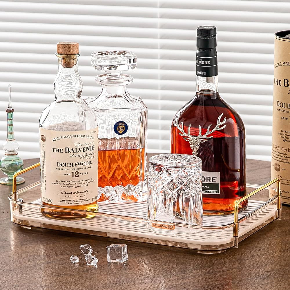 YCIA&DONE Coffee Bar Accessories,Coffee Station Organizer,Large Capacity Organizer with Drain Boa... | Amazon (US)