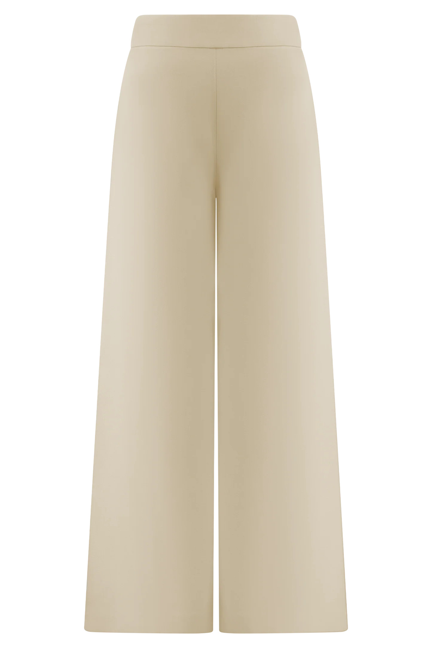 Raya Mid Rise Wide Leg Linen Pant - Natural Beige | MESHKI US