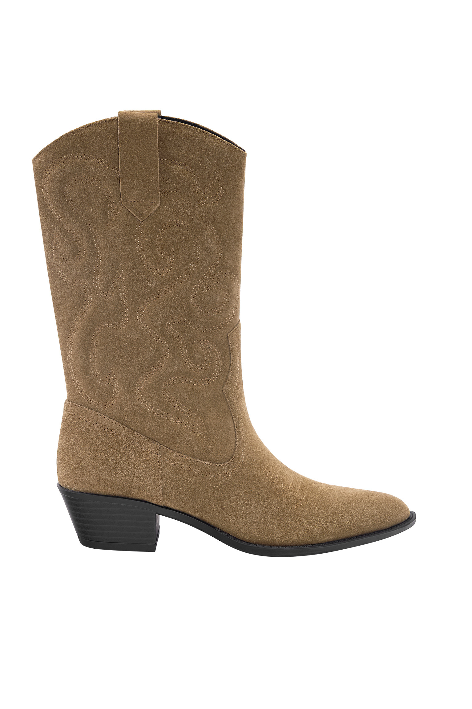 Leather cowboy boots | PULL and BEAR UK