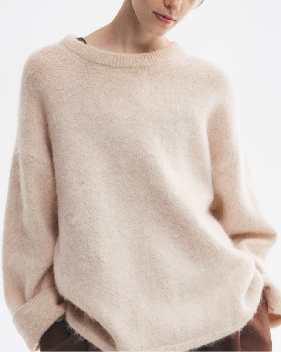 Beige mohair sweater

#LTKSeasonal