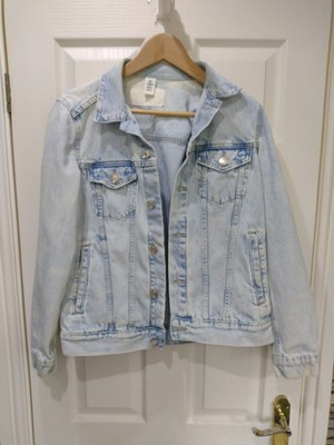 H&M Ladies Faded Denim Jacket | eBay UK