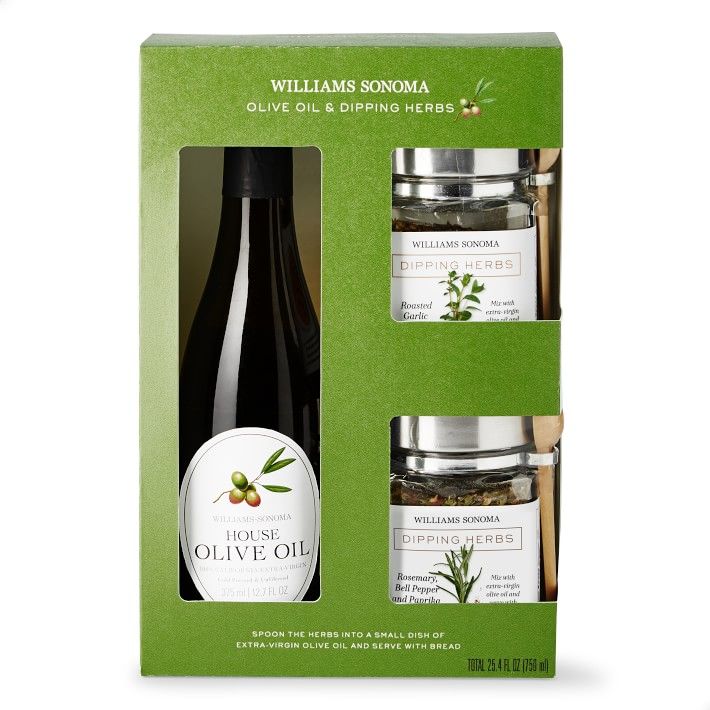 Williams Sonoma Dipping Herbs and Olive Oil Gift Set | Williams-Sonoma