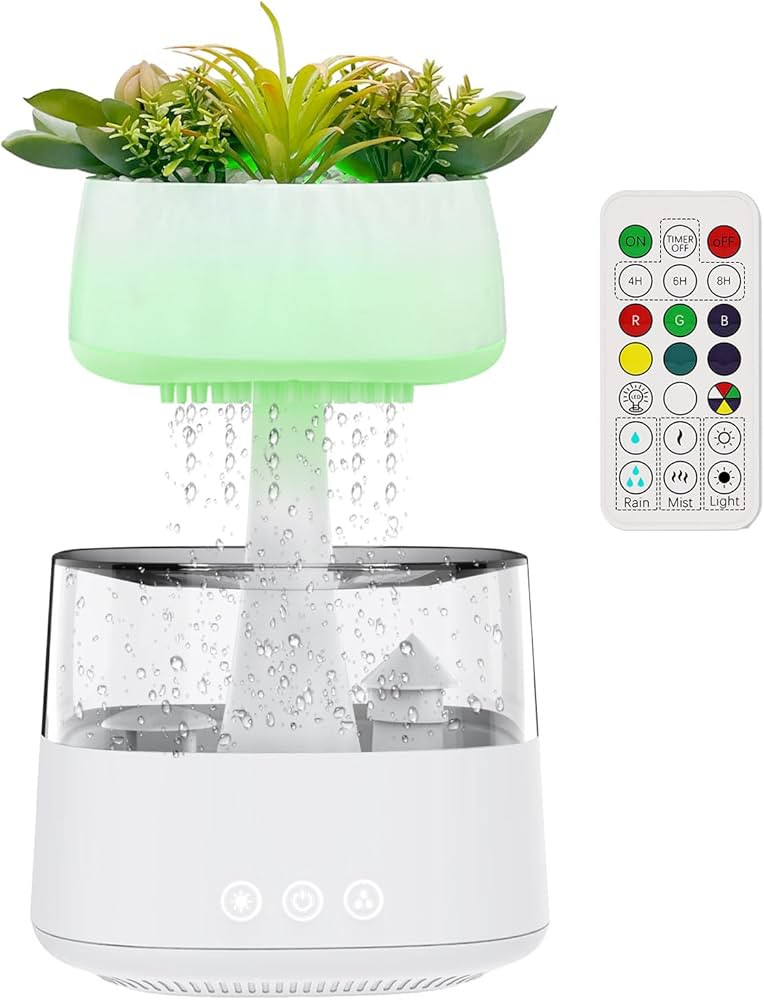 Aromatherapy Diffuser Humidifier,LIFMAGE Artificial Plants Night Light Aromatherapy Essential Oil... | Amazon (US)